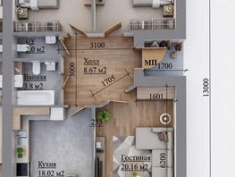 Продается Дом Колхозная ул, 81.7  м&sup2;, участок 6 сот., 6350000 рублей