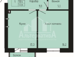 Продается 1-комнатная квартира Орджоникидзе ул, 53.6  м², 11340000 рублей