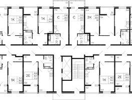Продается 3-комнатная квартира ЖК Флора, литера 2.1, 64.4  м&sup2;, 7406000 рублей