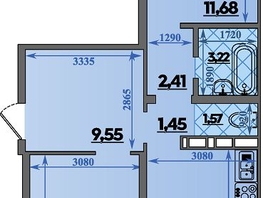 Продается 2-комнатная квартира ЖК Суворовский, литера 1, 64.95  м&sup2;, 7219999 рублей