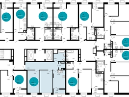 Продается 2-комнатная квартира ЖК 1799, литера 2.1, 67.75  м², 11951100 рублей