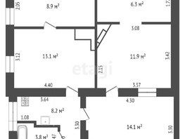 Продается Дом Товарищеская ул, 66.3  м², участок 8.7 сот., 4500000 рублей