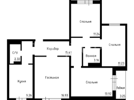 Продается 4-комнатная квартира Грибоедовский пер, 97.5  м², 9200000 рублей