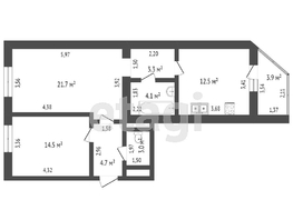 Продается 2-комнатная квартира Штахановского ул, 63.8  м², 6500000 рублей