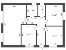 Продается Дом Первомайская ул, 90  м², участок 5.1 сот., 5850000 рублей