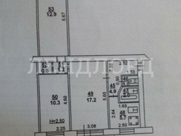 Продается 3-комнатная квартира Ларина ул, 56  м², 5500000 рублей