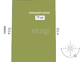 Продается Участок ИЖС Садовая ул, 7.9  сот., 8700000 рублей