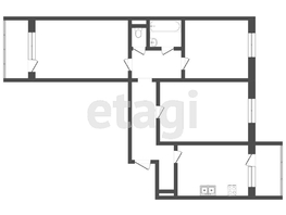 Продается 3-комнатная квартира Комарова б-р, 81  м², 7500000 рублей