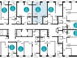 Продается 1-комнатная квартира ЖК 1799, литера 2.1, 39.32  м², 8961028 рублей