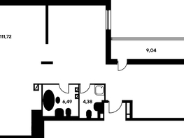 Продается 4-комнатная квартира ЖК Пушкин, 128.1  м², 32660000 рублей