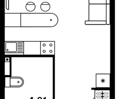 Продается Студия ЖК Малина Парк, дом 1, 25.49  м², 5020000 рублей