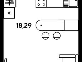 Продается Студия ЖК Малина Парк, дом 2, 24.34  м², 4680000 рублей