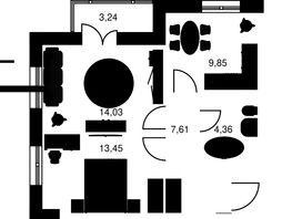 Продается 2-комнатная квартира ЖК Культура, дом 2, 52.54  м², 9550000 рублей