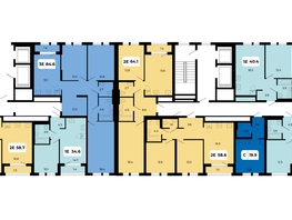 Продается 2-комнатная квартира ЖК Норд-Премьер, корпус 18, 63.9  м², 8179200 рублей