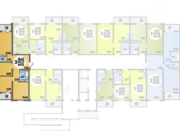 Продается 3-комнатная квартира ЖК Суворовский, литера 01, 64.13  м², 6578541 рублей