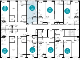 Продается 1-комнатная квартира ЖК 1799, литера 2.3, 29.04  м², 7268712 рублей