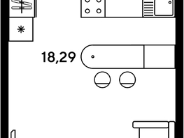 Продается Студия ЖК Малина Парк, дом 1, 24.13  м², 3560000 рублей