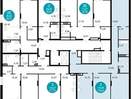 Продается 3-комнатная квартира ЖК 1799, литера 2.3, 118.43  м², 20180472 рублей