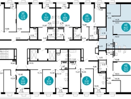 Продается 3-комнатная квартира ЖК 1799, литера 2.3, 82.37  м², 14958392 рублей