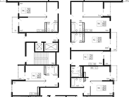 Продается 1-комнатная квартира ЖК Западные Аллеи, литера 5.1, 43.7  м², 6555000 рублей