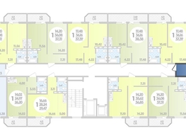 Продается 2-комнатная квартира ЖК Суворовский, литера 7, 44.88  м², 5381112 рублей