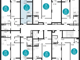 Продается 1-комнатная квартира ЖК 1799, литера 2.1, 28.94  м², 7313138 рублей