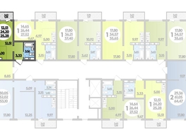 Продается Студия ЖК Платовский, литер 13, 25.28  м², 3400160 рублей