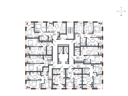 Продается 2-комнатная квартира ЖК Темп, дом 2, 57.6  м², 6199580 рублей