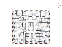Продается 2-комнатная квартира ЖК Темп, дом 2, 44.72  м², 4915900 рублей