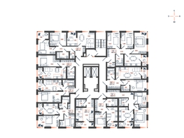 Продается 2-комнатная квартира ЖК Темп, дом 2, 44.65  м², 4915900 рублей