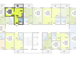 Продается Студия ЖК Суворовский, литера 1, 27.37  м², 3875592 рублей