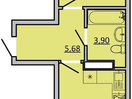 Продается 2-комнатная квартира ЖК Frame (Фрейм), 11Б, 47.33  м², 7454475 рублей