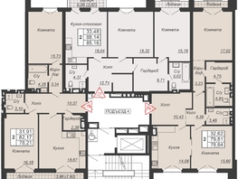 Продается 2-комнатная квартира ЖК Дом-резиденция Собрание, 78.84 м², 52428600 рублей