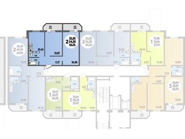 Продается 2-комнатная квартира ЖК Суворовский, литера 23, 56.76  м², 6595512 рублей