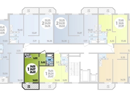 Продается Студия ЖК Суворовский, литера 23, 26.2  м², 3599880 рублей