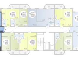 Продается 2-комнатная квартира ЖК Суворовский, литера 23, 43.04  м², 5246576 рублей