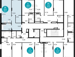 Продается 2-комнатная квартира ЖК 1799, литера 2.3, 68.21 м², 12175485 рублей