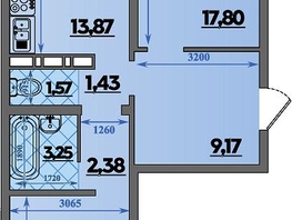 Продается 2-комнатная квартира ЖК Суворовский, литера 6, 64.53  м², 7453215 рублей