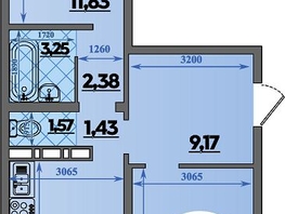 Продается 2-комнатная квартира ЖК Суворовский, литера 6, 64.53 м², 7666164 рублей