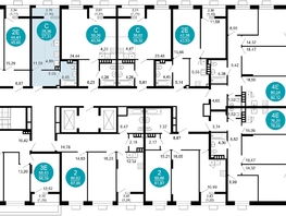 Продается 1-комнатная квартира ЖК 1799, литера 2.1, 27.31 м², 6981000 рублей