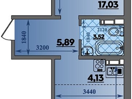 Продается 2-комнатная квартира ЖК Суворовский, литера 7, 44.88 м², 5495208 рублей