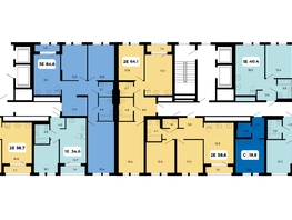 Продается 2-комнатная квартира ЖК Норд-Премьер, корпус 18, 58.7  м², 7983200 рублей