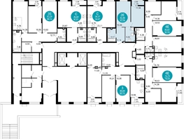 Продается 2-комнатная квартира ЖК 1799, литера 2.3, 43.64  м², 9236660 рублей