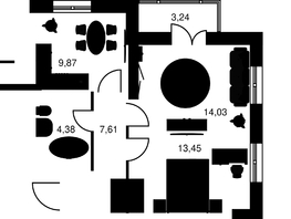 Продается 2-комнатная квартира ЖК Культура, дом 2, 53.33  м², 10370000 рублей