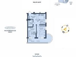 Продается Апартамент АК Аллея Дружбы, 54.75  м&sup2;, 12418669 рублей