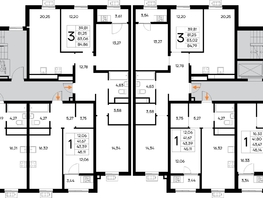 Продается 3-комнатная квартира ЖК Новый Судак, 1 этап, 84.79  м&sup2;, 16364470 рублей