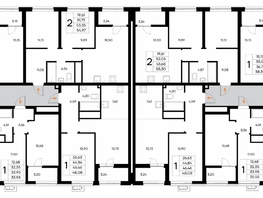 Продается 2-комнатная квартира ЖК Новый Судак, 1 этап, 51.33  м&sup2;, 10317330 рублей