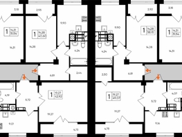 Продается 1-комнатная квартира ЖК Парковые кварталы, этап 1, 38.15  м&sup2;, 6599950 рублей