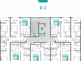 Продается 3-комнатная квартира ЖК Барбарис, 80.28  м&sup2;, 12237883 рублей