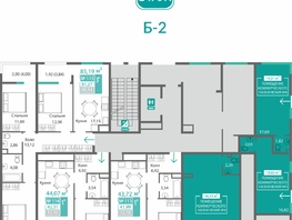Продается 1-комнатная квартира ЖК Барбарис, 42.31  м&sup2;, 7443257 рублей